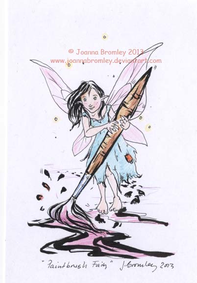 Paintbrush Fairy by Joanna Bromley